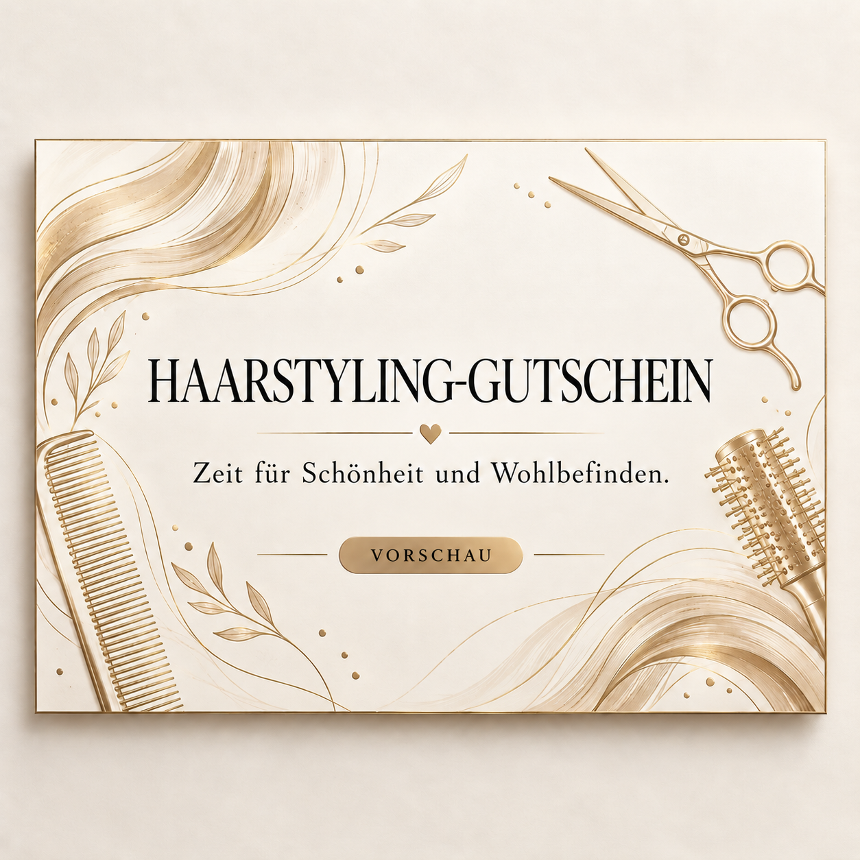Gutschein Haarstyling